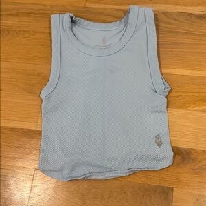 Free People Light Blue Muscle Tee